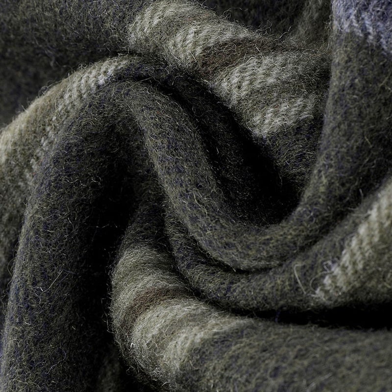SKNSOFT Winter Wool Plaid Scarf for Men,Women Fashion Tartan Wrap Checkered Scarves - Image 3